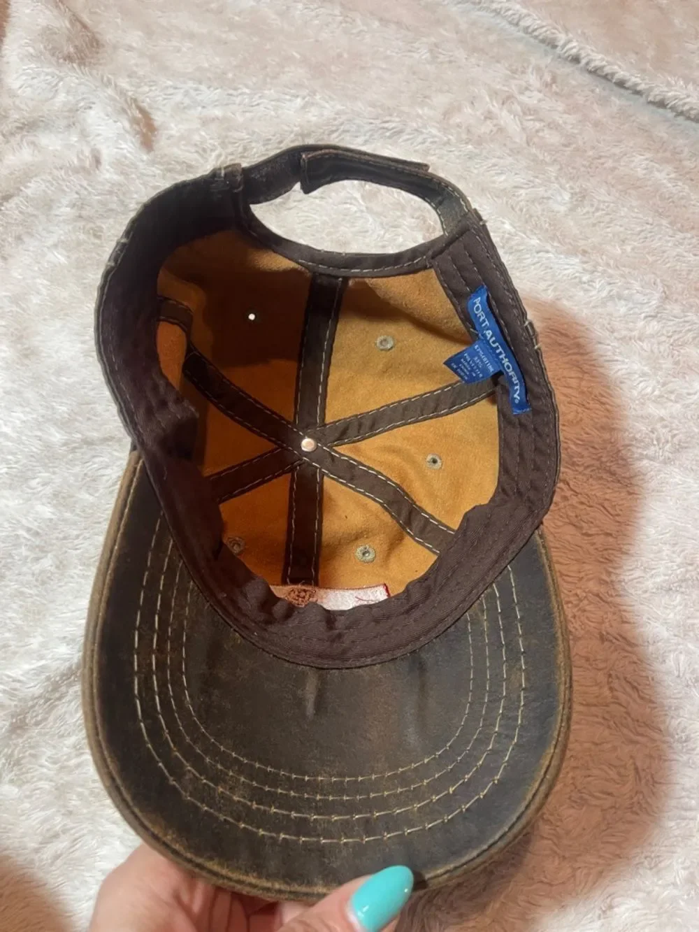 Hamel Brewing Co. Red Patch Distressed Brown Baseball Cap